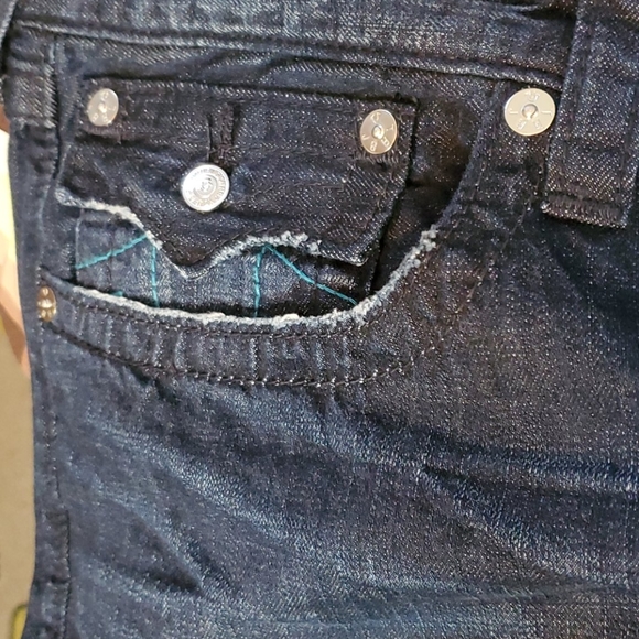 True Religion Planet of the Blues Skinny Flap 42 - Picture 8 of 9